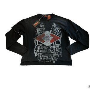 Lost Intricacy Black Graphic Tee